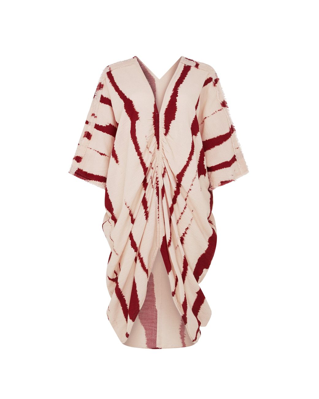 Caravana Pink Zanura Long Kaftan Artisanal Cotton