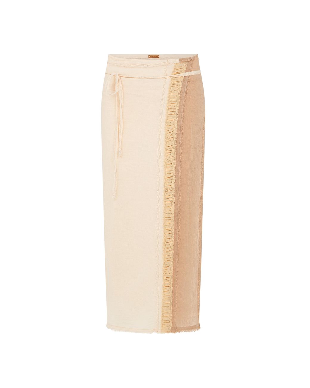Caravana White Baikal Pareo Skirt Cotton Gauze