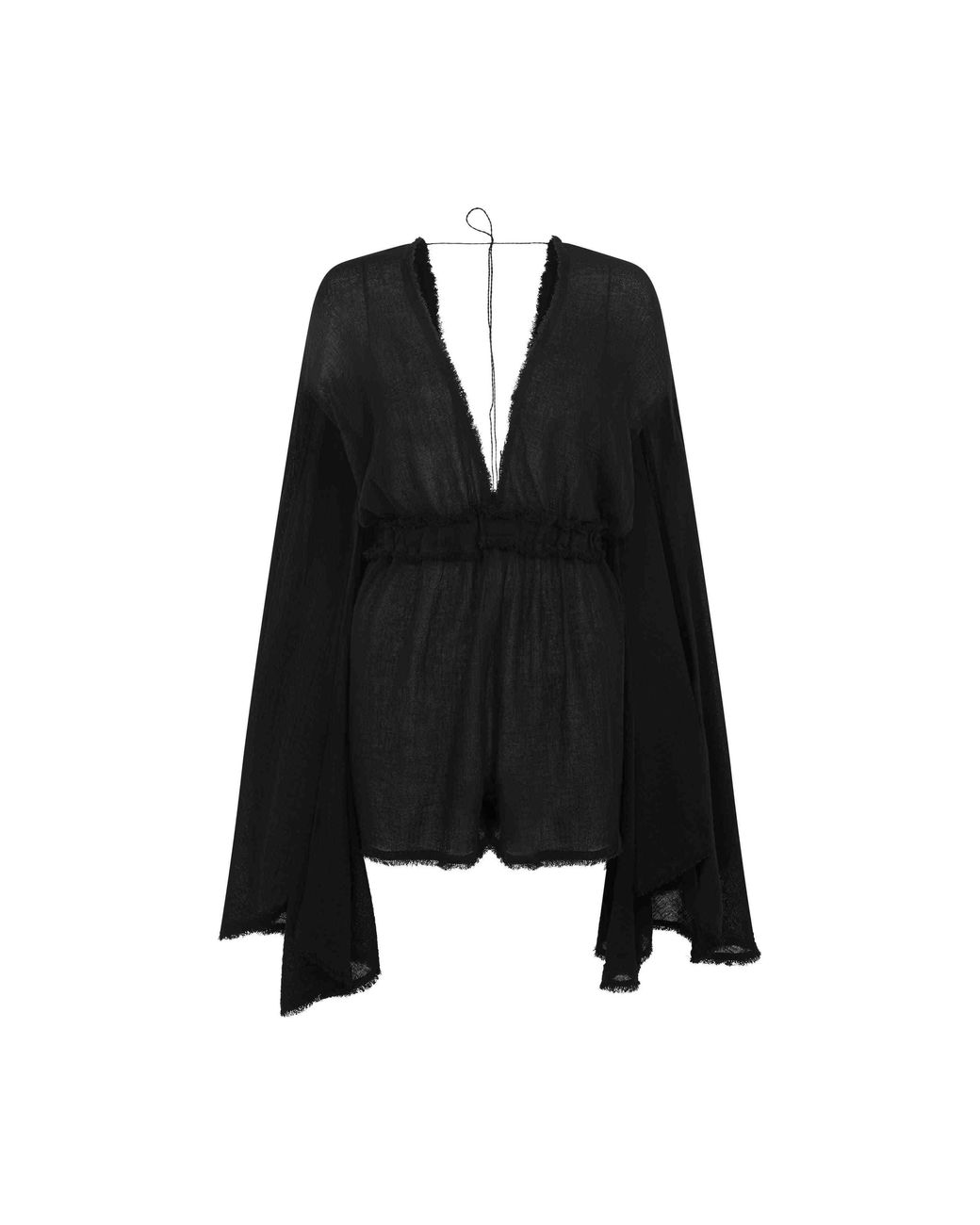 Caravana Black Bikix Jumpsuit Cotton Gauze