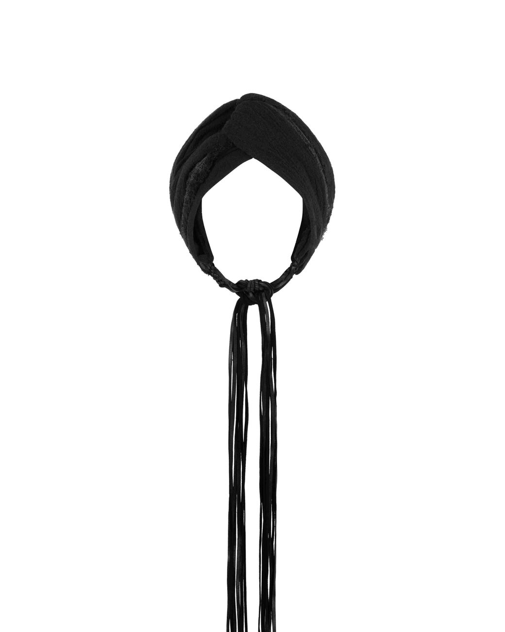 Caravana Black Chahal Turban Cotton Gauze
