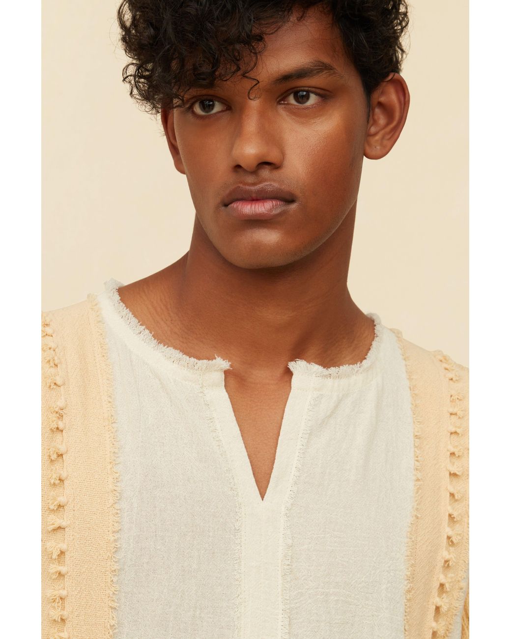 Caravana Natural Varek Shirt Cotton Jute for men