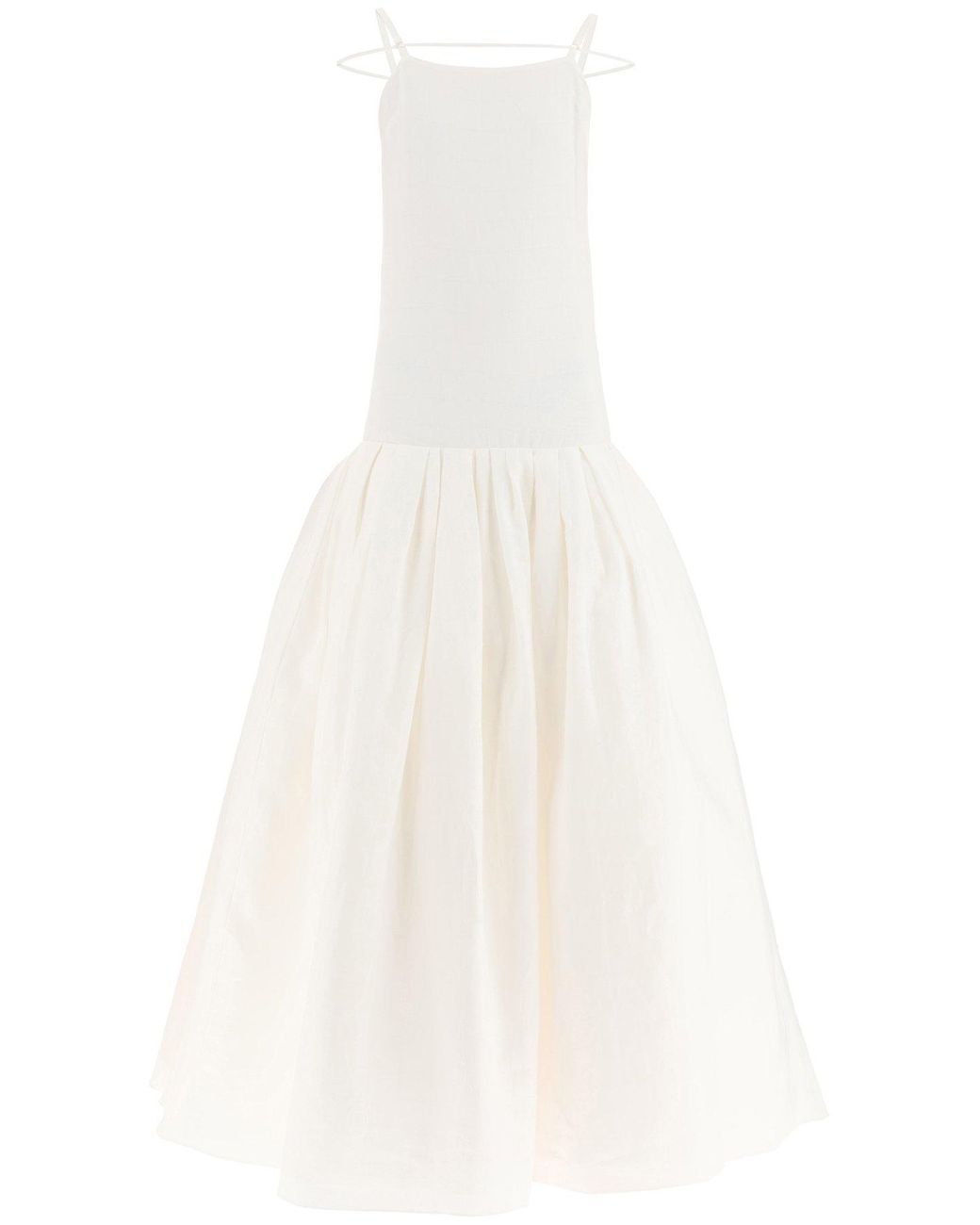 Jacquemus Linen La Robe Amour Wedding Dress in Ecru (White) | Lyst