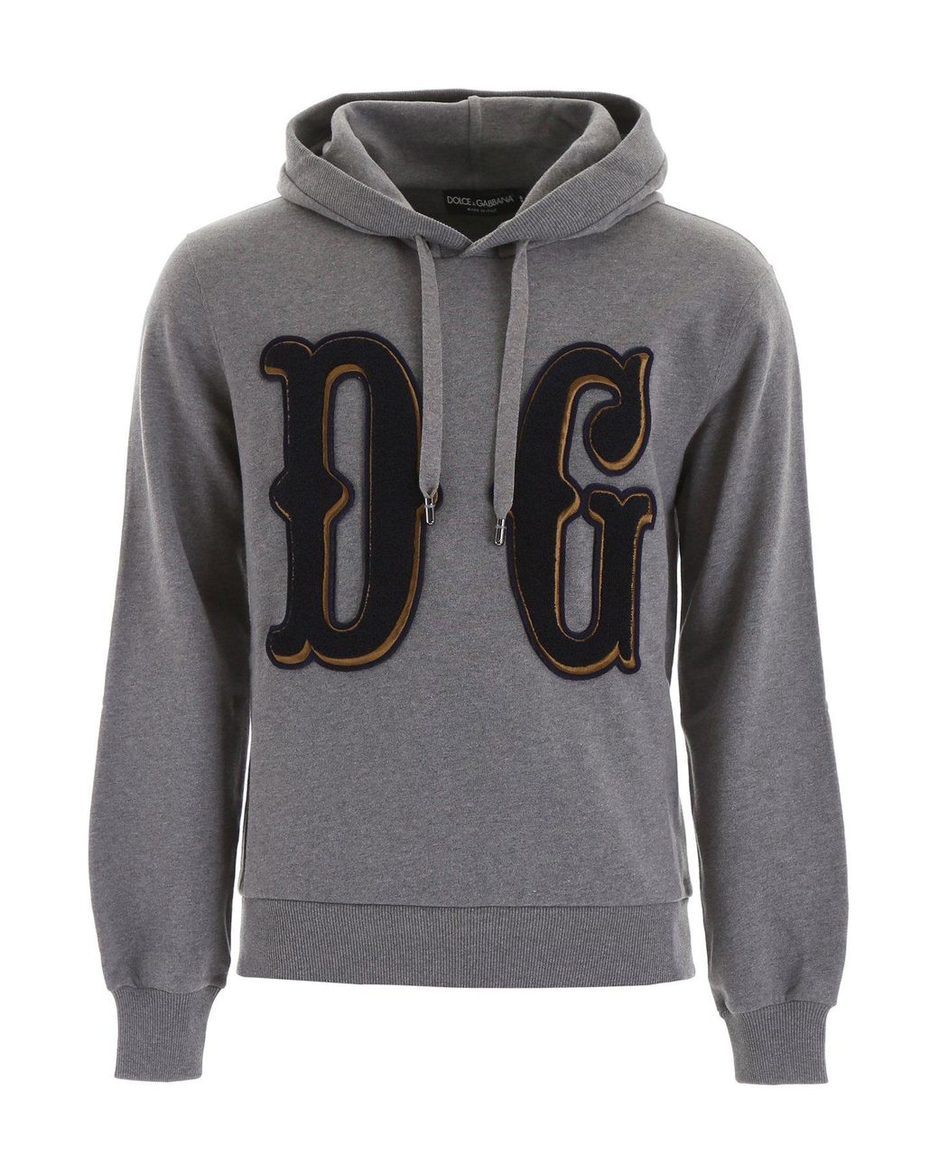 Dolce & Gabbana Cotton "dolce & Gabbana D&g Hoodie" in Gray for Men Lyst
