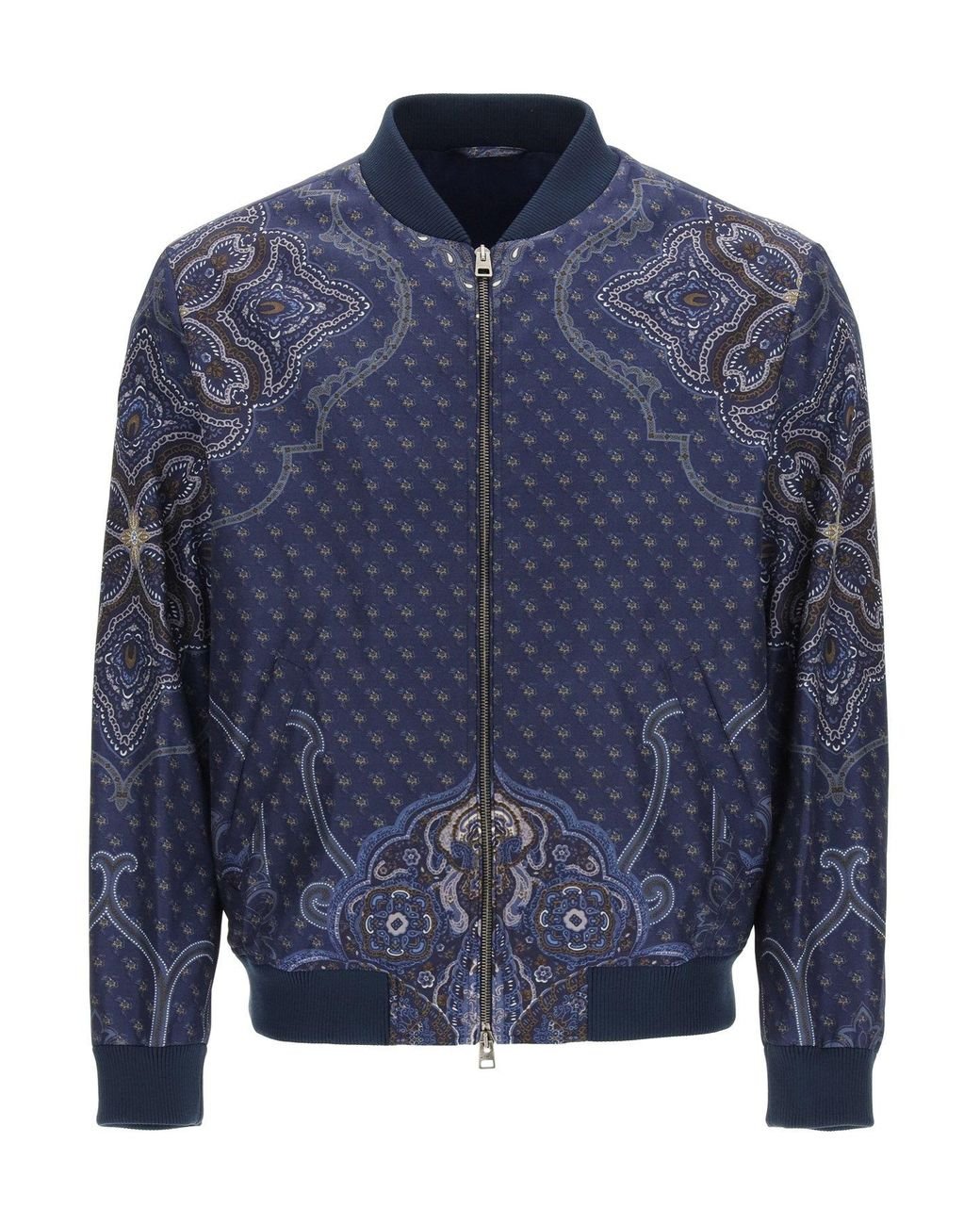 Etro Synthetic Benessere Bomber Jacket in Blue for Men - Save 13% - Lyst