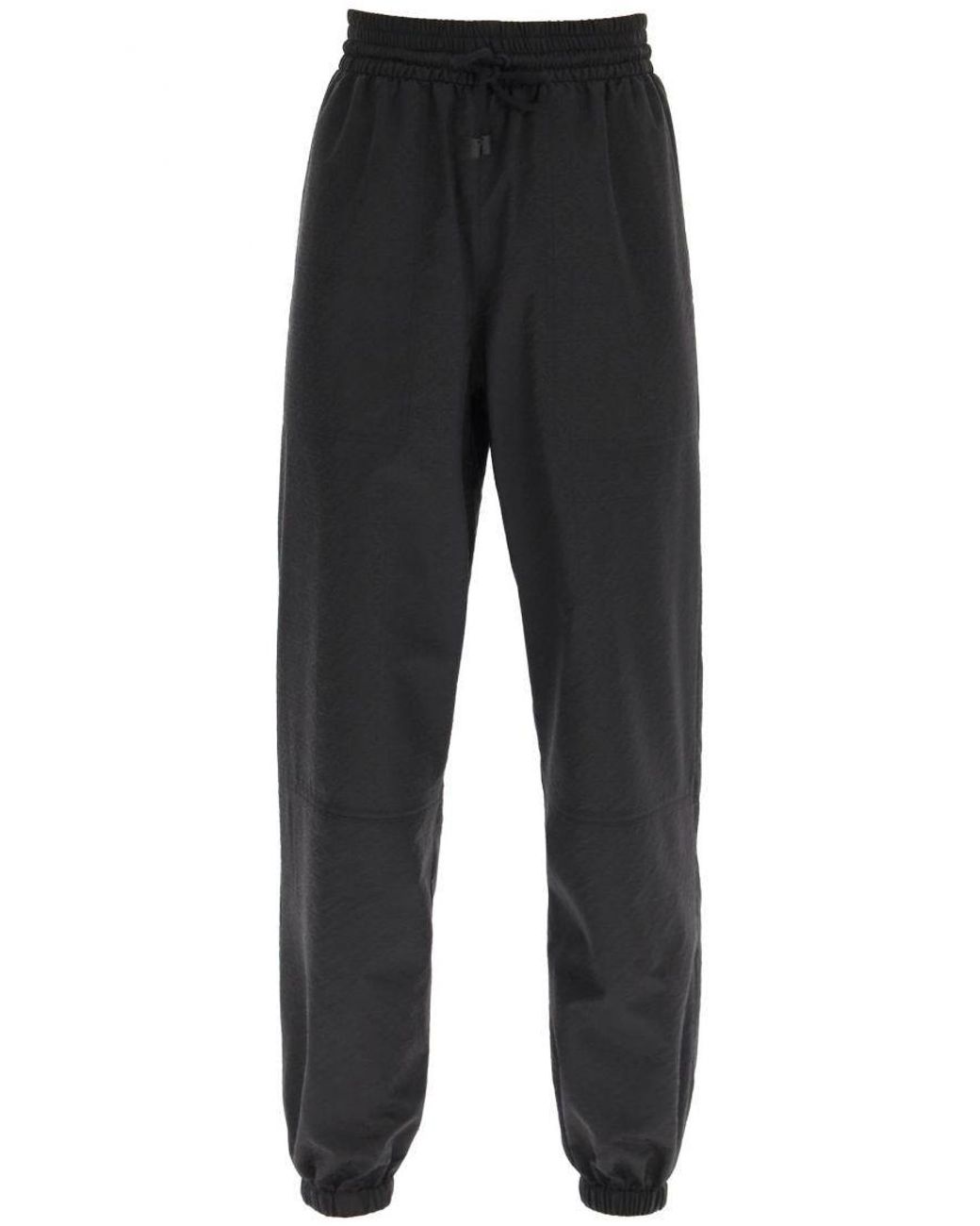 Loewe Anagram Wool Blend Track Pants in Black | Lyst