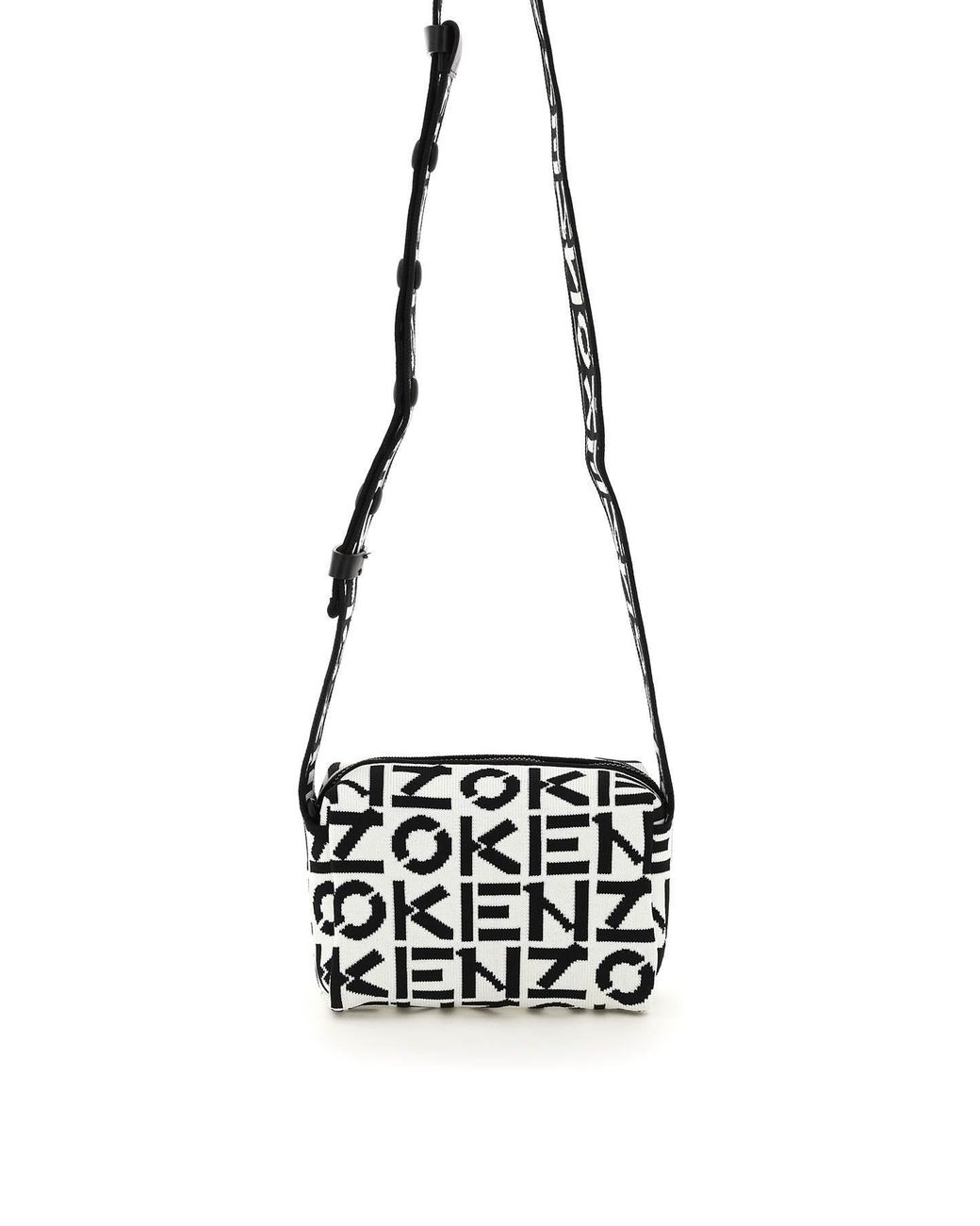 KENZO Synthetic Skuba Small Crossbody Bag in White,Black (Black) Lyst