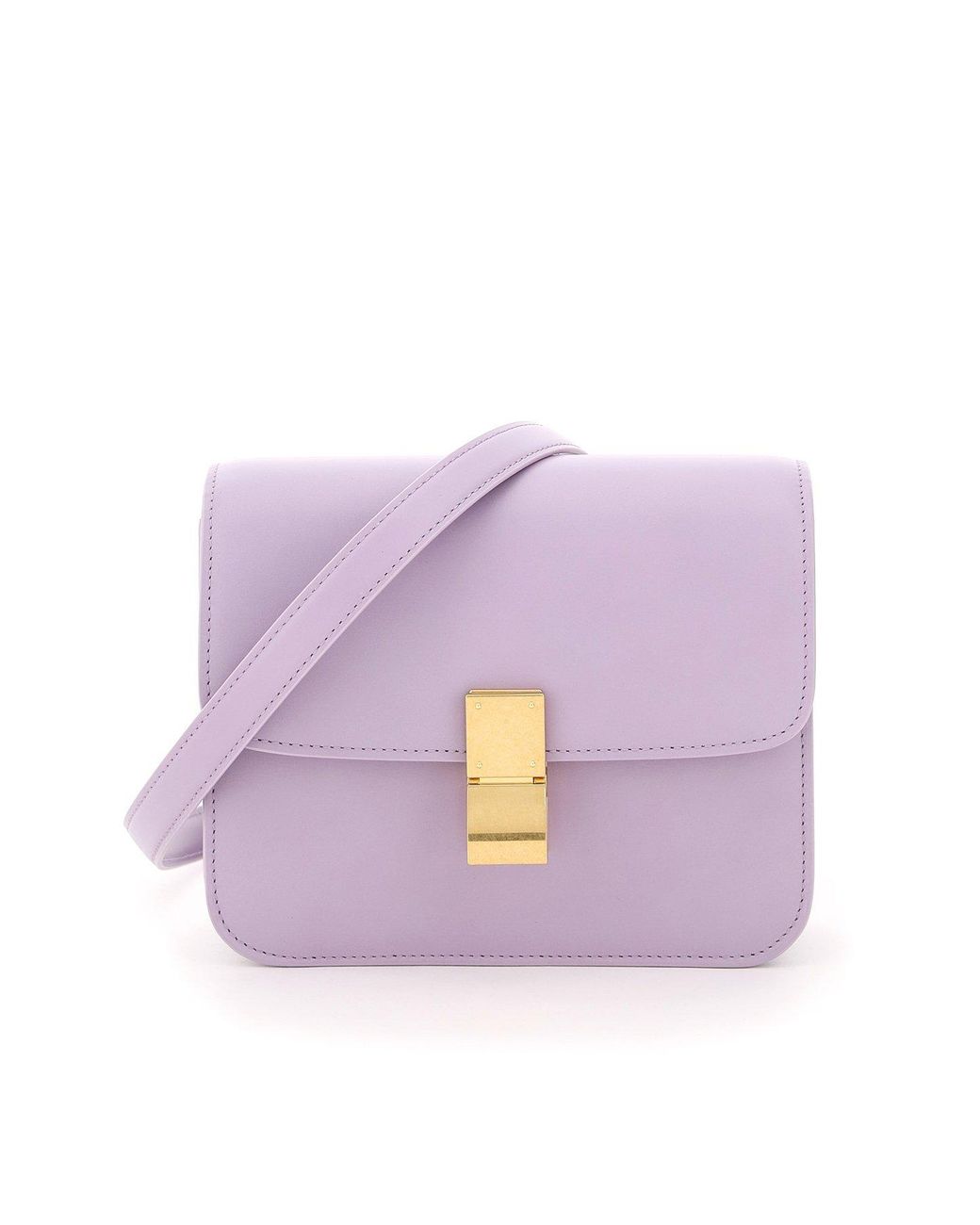 Celine Leather Teen Classic Bag in Purple - Lyst