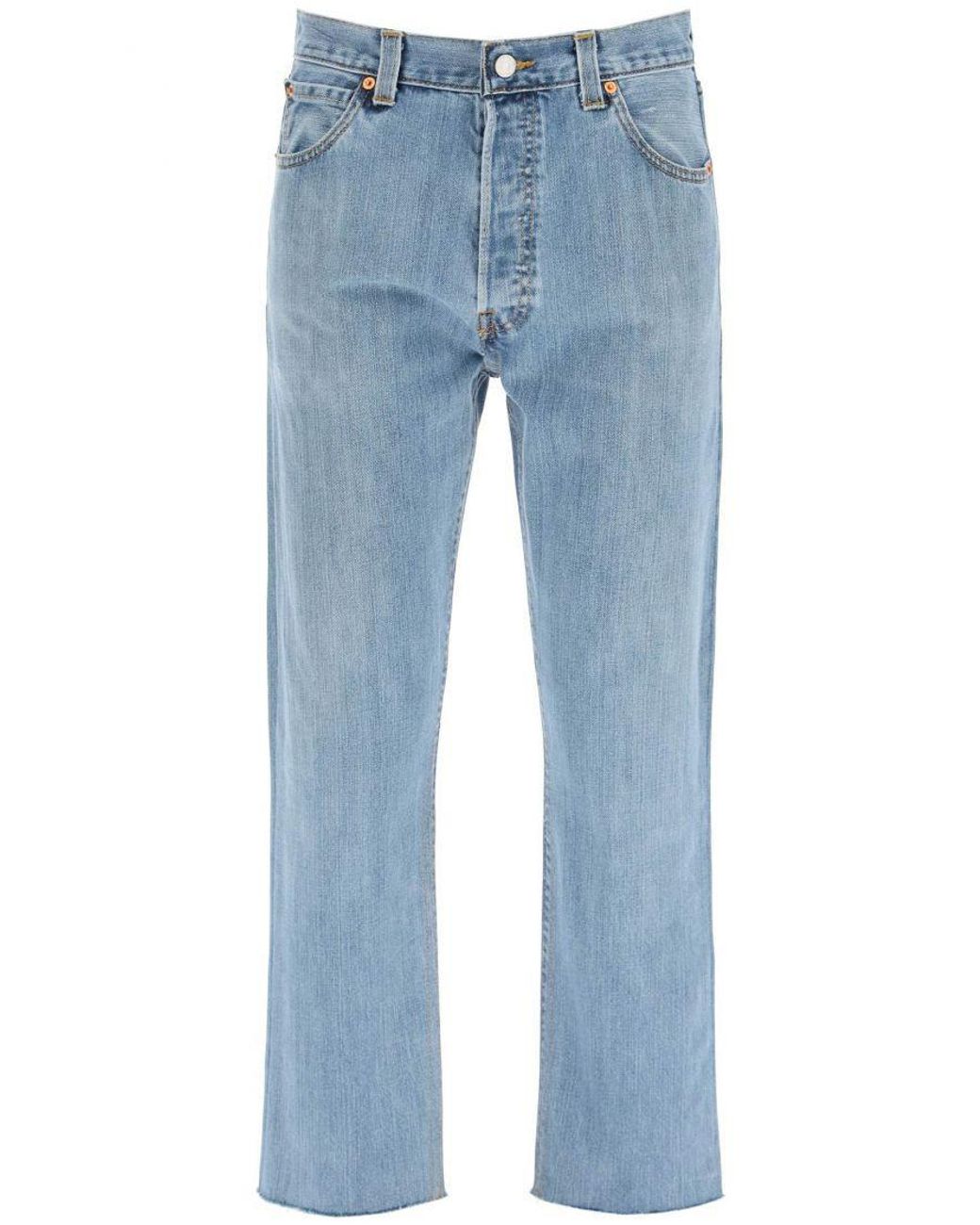 RE/DONE Denim Levi's High Rise Stove Pipe Jeans in Blue | Lyst Canada