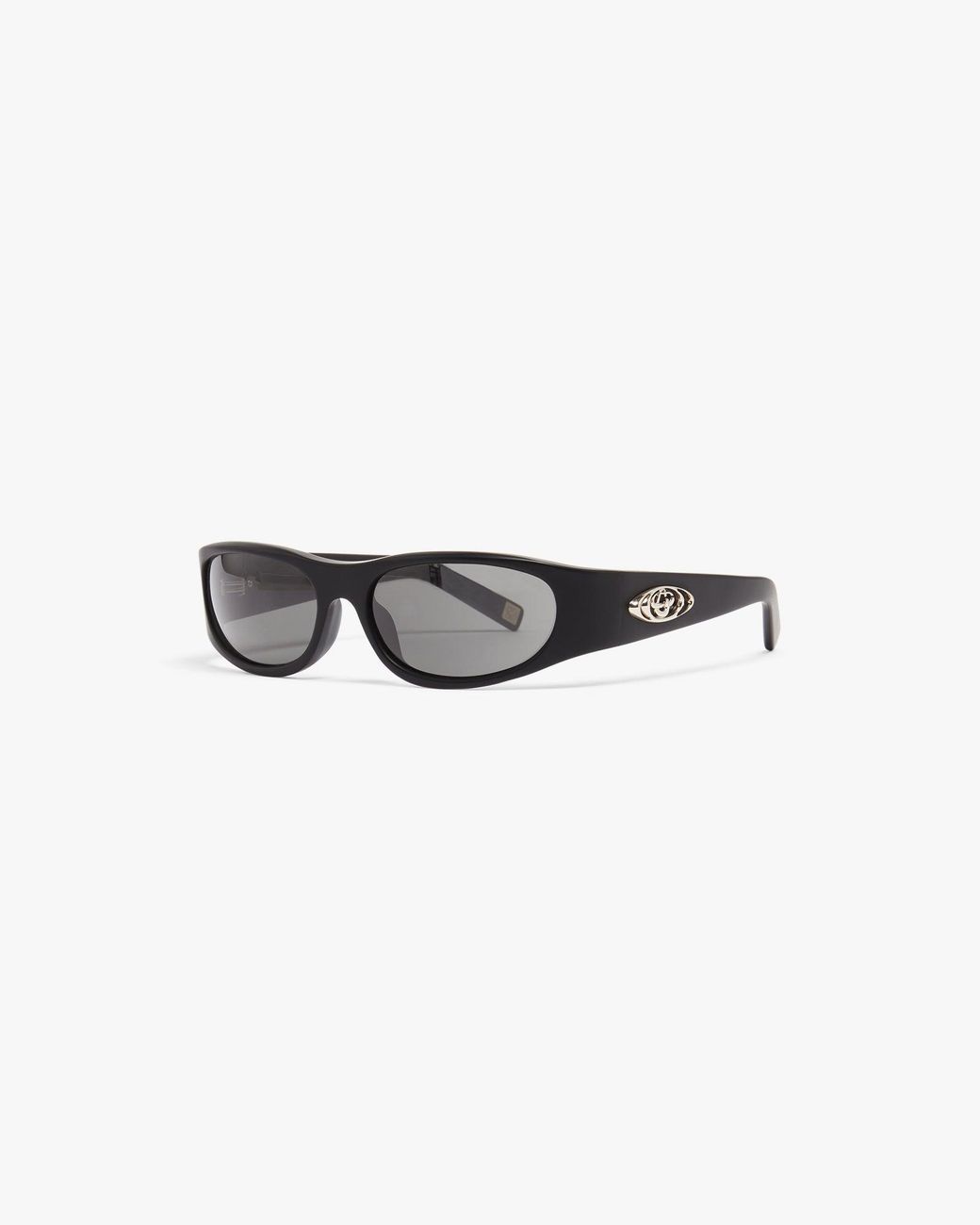 Casablanca Paris White Warped Sport Sunglasses By for men