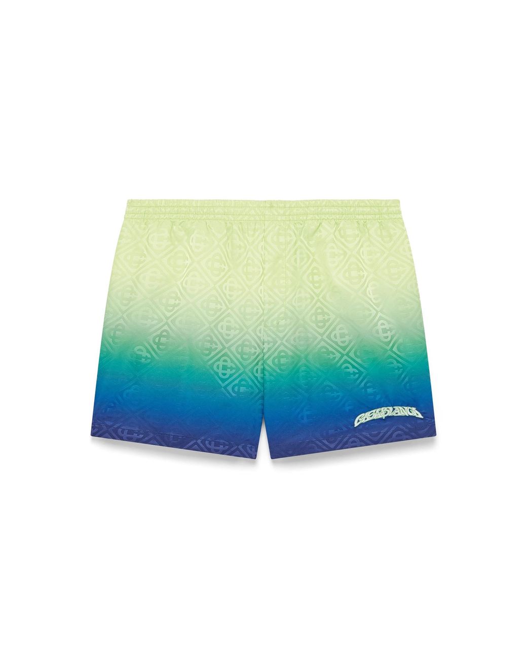 Casablanca Paris Green Short De Bain Dégradé for men