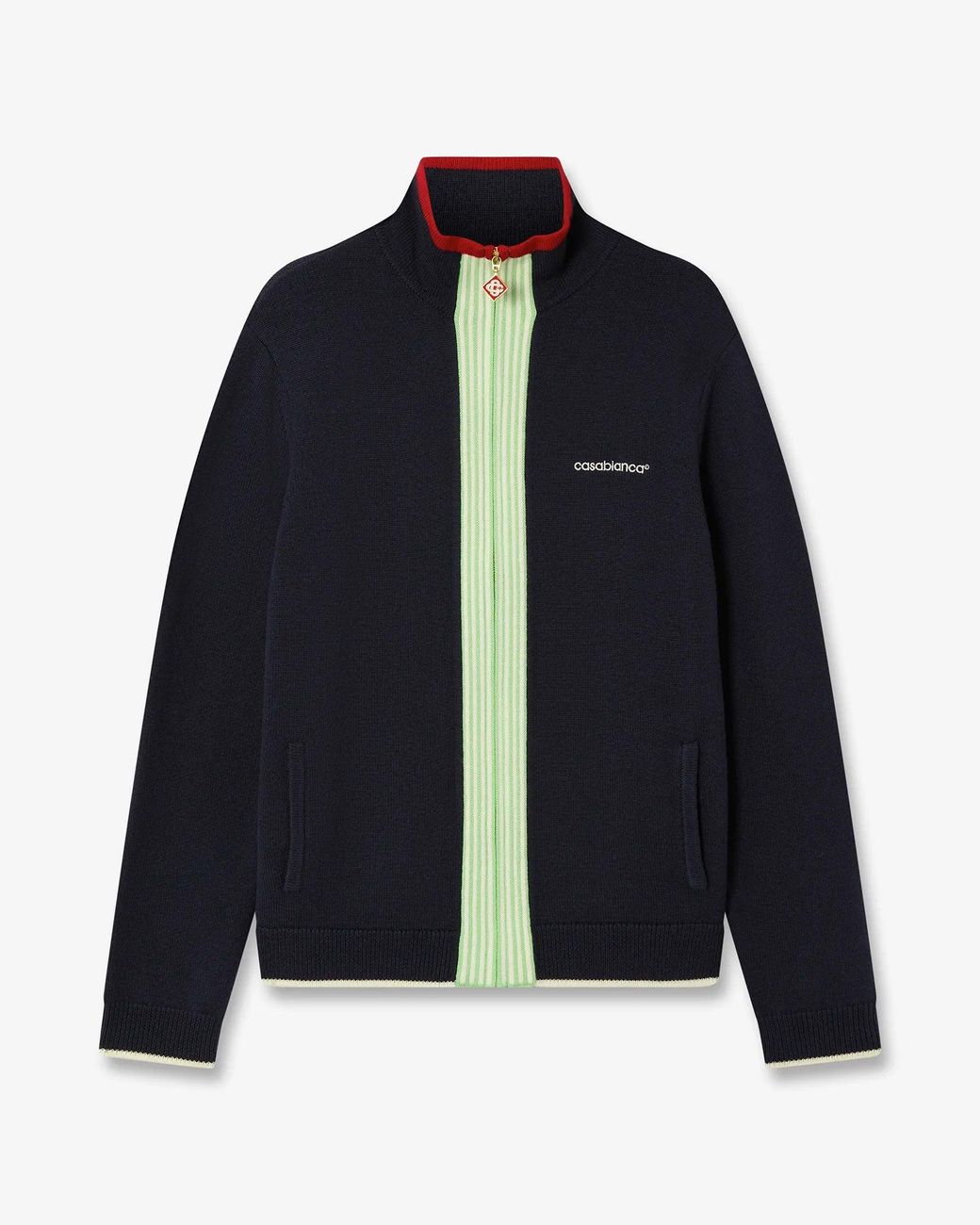 Casablanca Paris Blue Merino Track Jacket, By for men