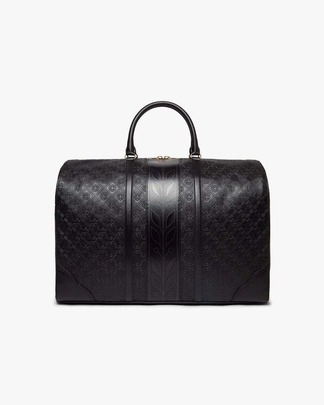 Casablanca Paris Black Sac De Week-End Noir À Monogramme for men