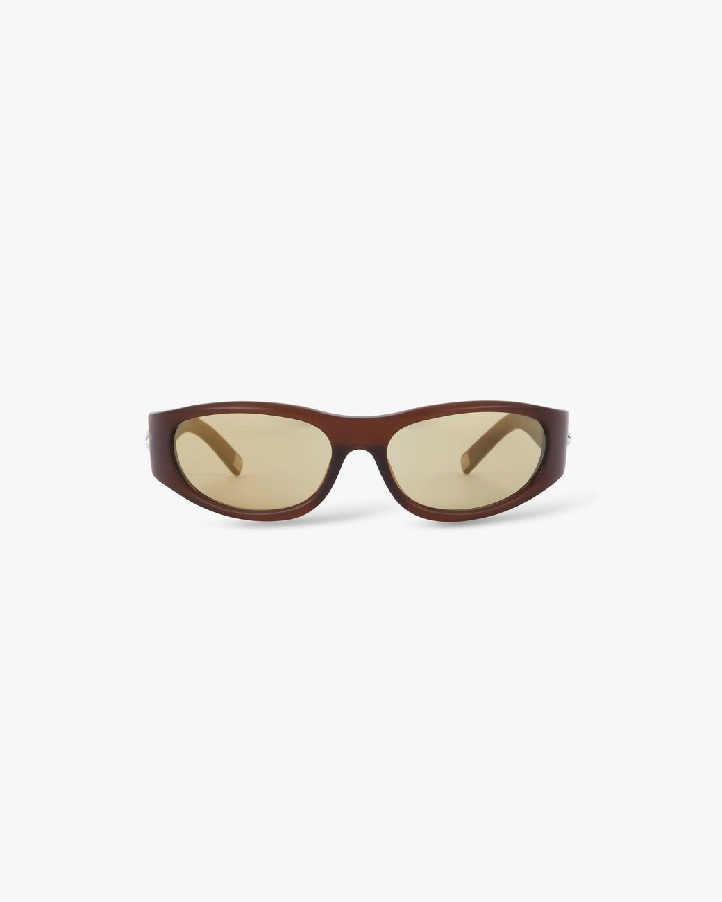 Casablanca Paris White Warped Sport Sunglasses By for men