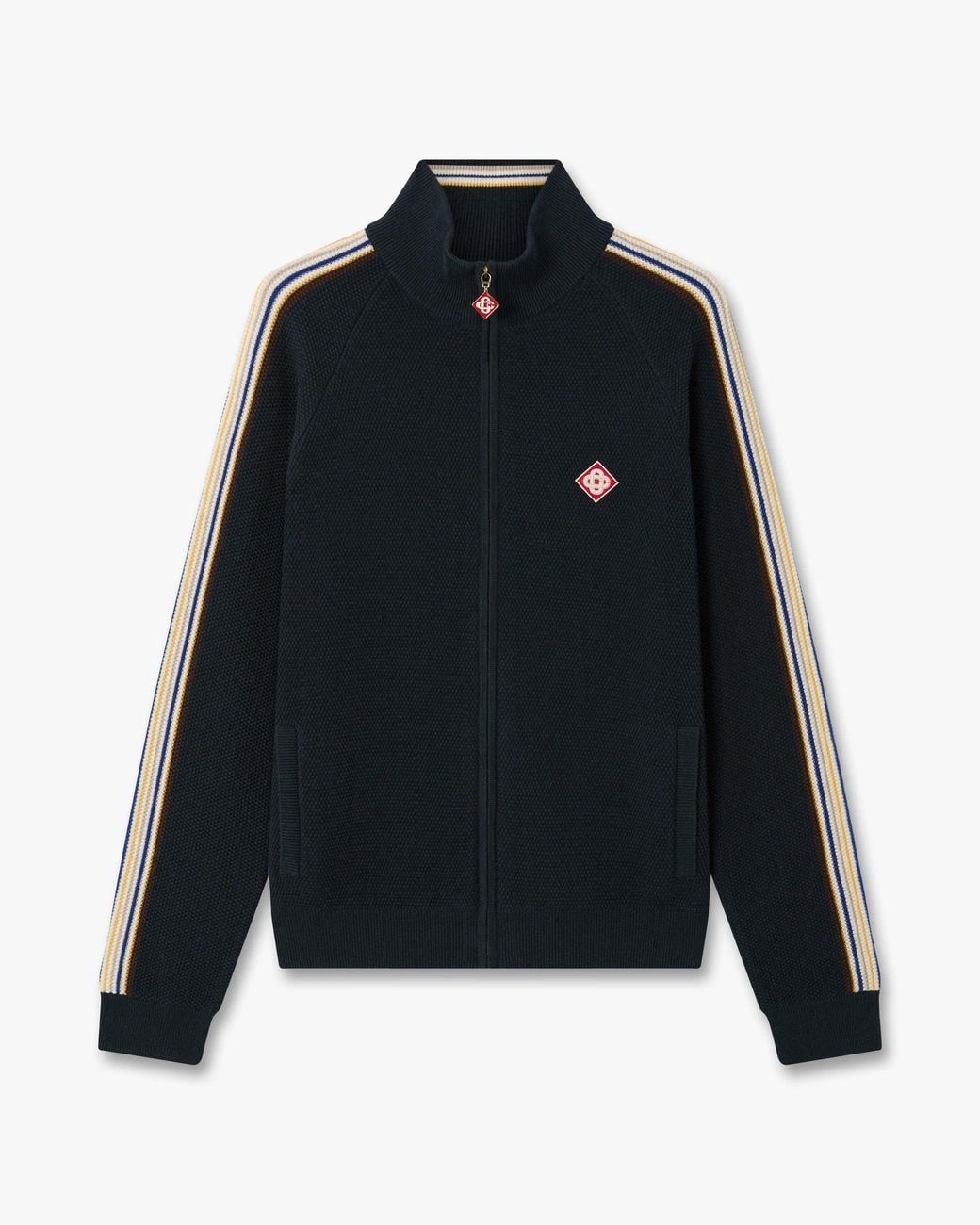 Casablanca Paris Black Café Culture Wool Track Jacket, By for men