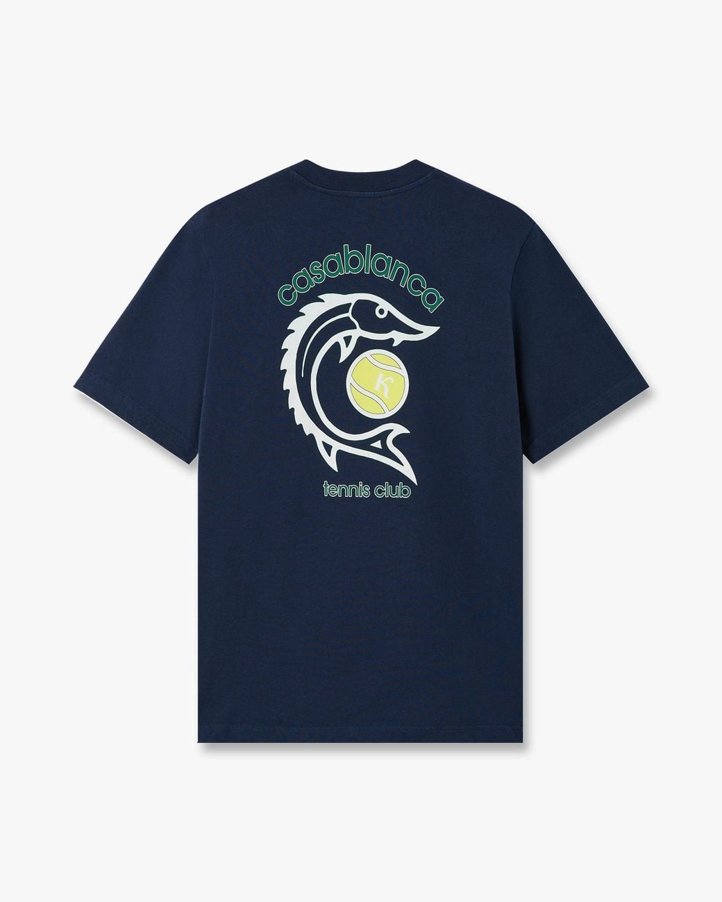 Casablanca Paris Blue Casa Kaspia New York Tennis Club Short Sleeve T-Shirt, By for men