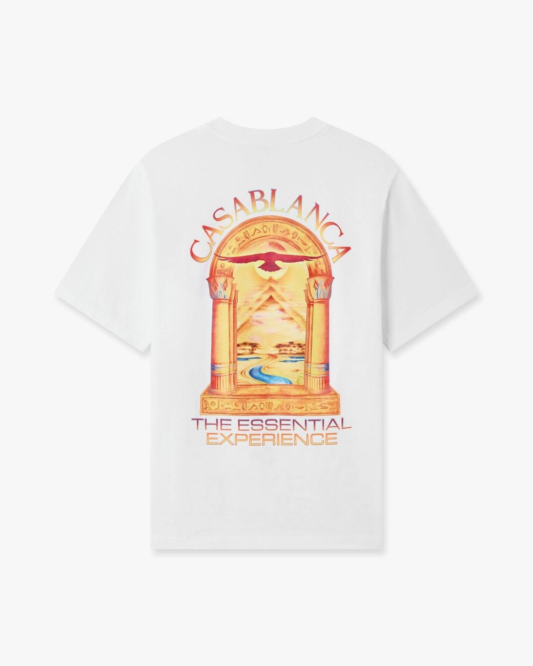 Casablanca Paris White Hermons Mirage L'Arche Short Sleeve T-Shirt, By for men