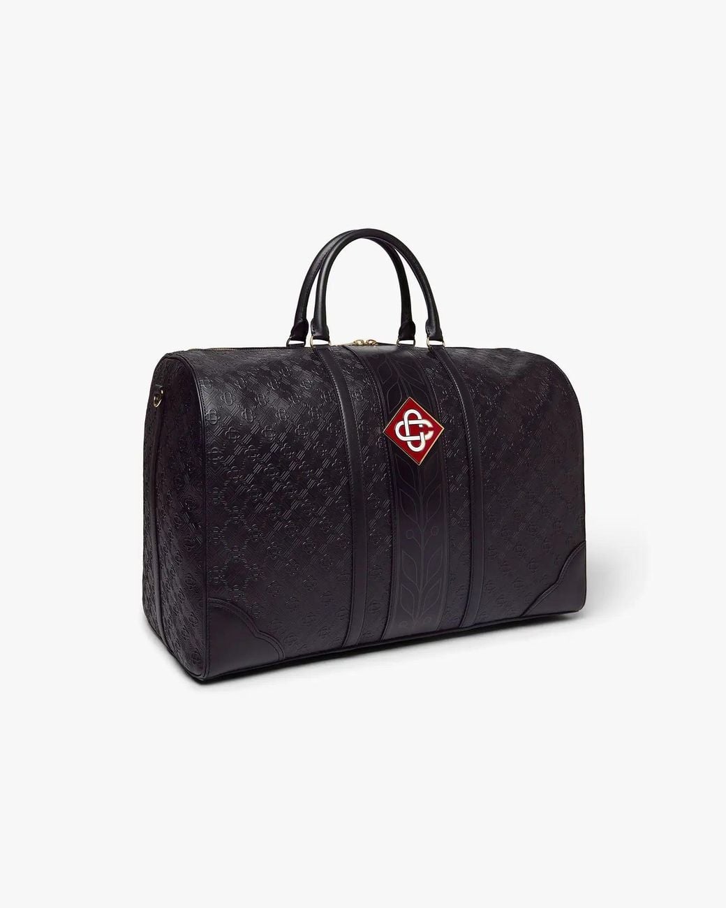 Casablanca Paris Black Sac De Week-End Noir À Monogramme for men