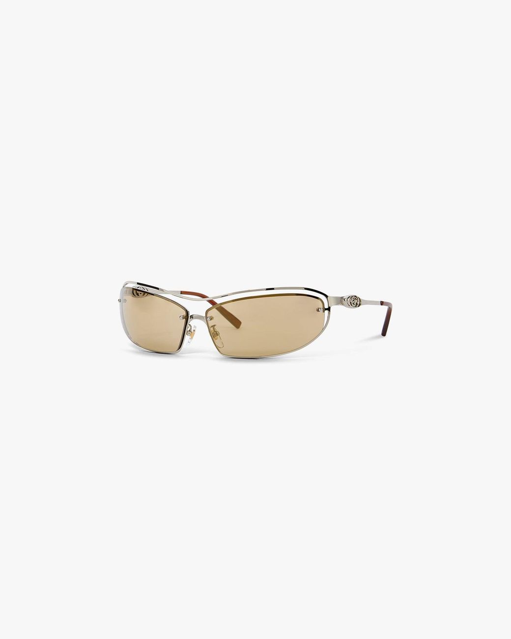 Casablanca Paris White Spiral Sunglasses By for men