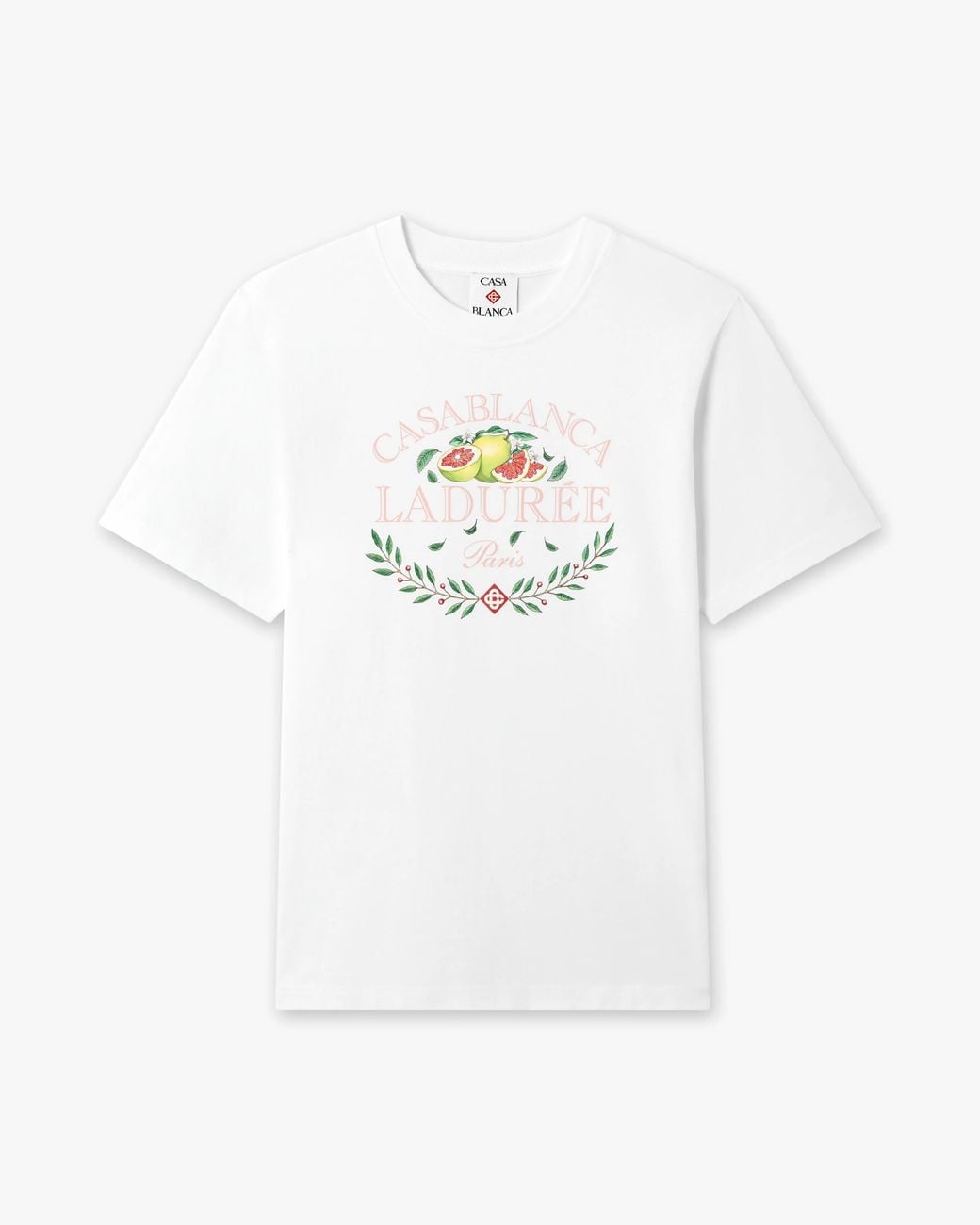 Casablanca Paris White Laduree X Casablanca Short Sleeve T-Shirt, By