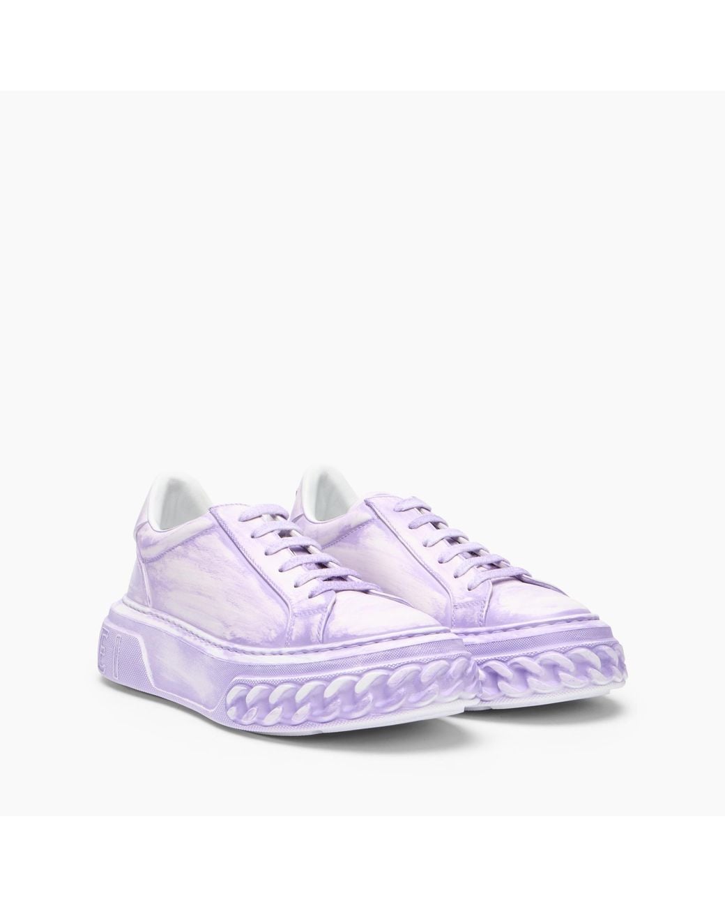 Casadei Purple Off Road Painting Sneaker