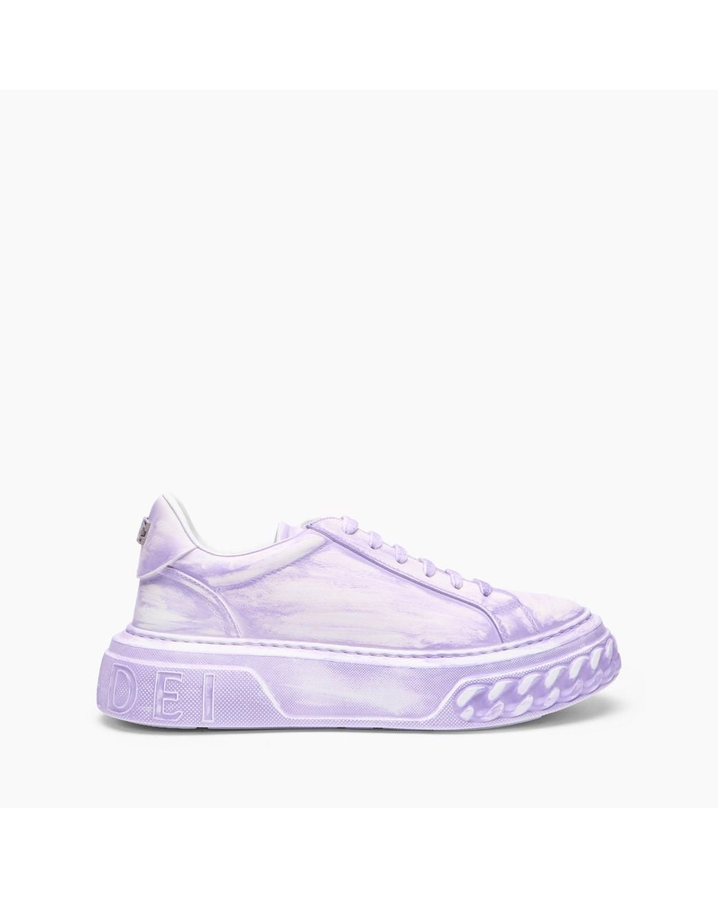 Casadei Purple Off Road Painting Sneaker