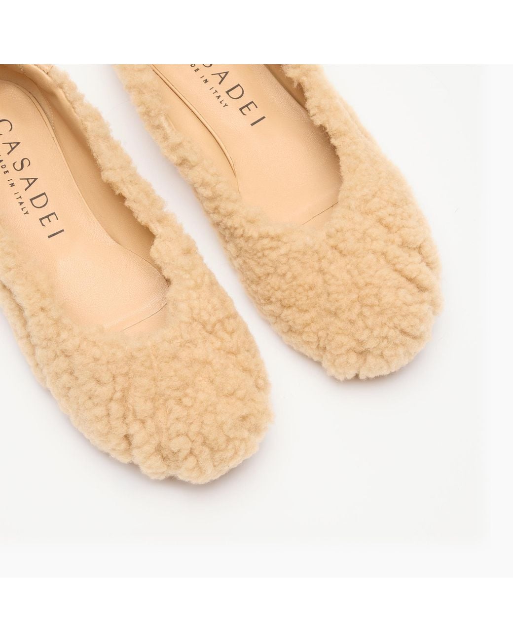 Casadei Natural Marmolada Ballet Flat