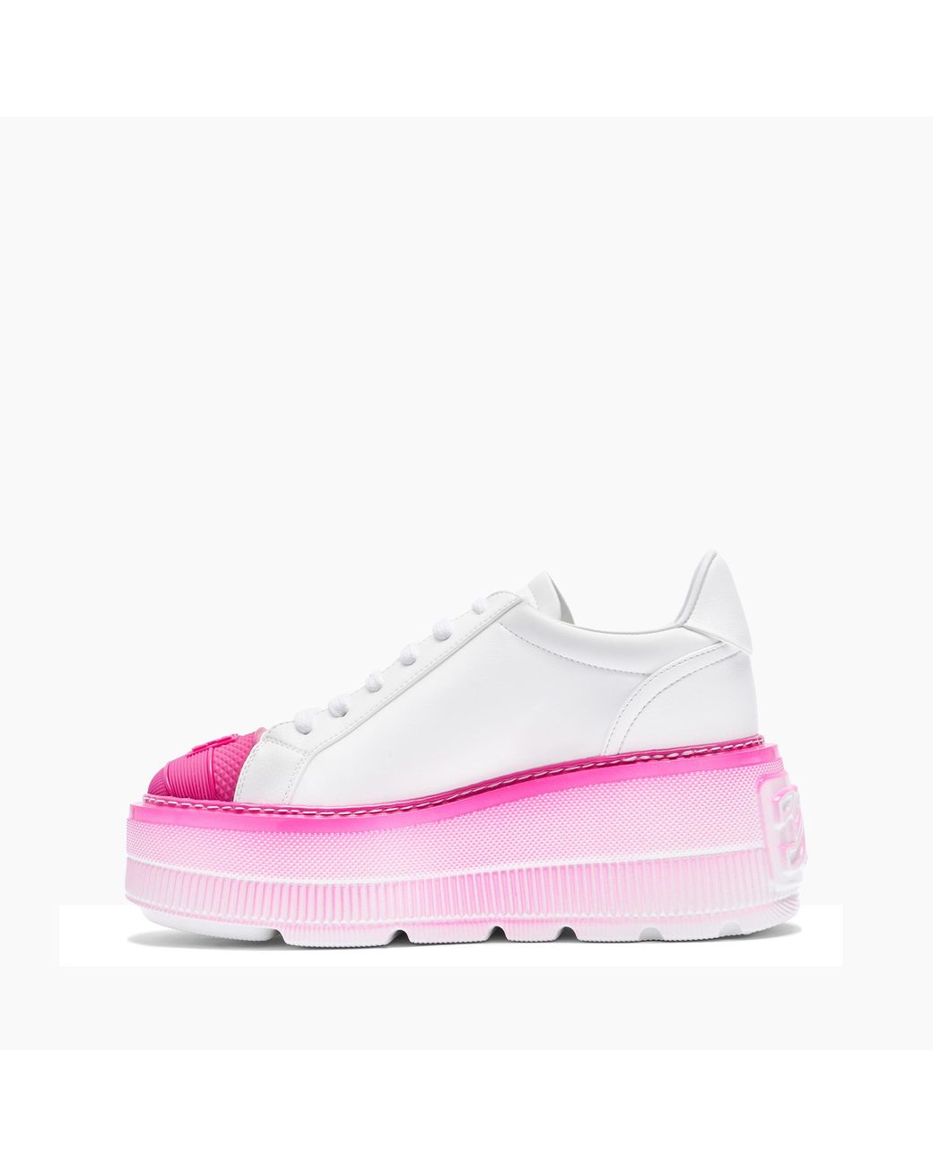 Casadei Nexus Toe Cap Sneakers in Pink | Lyst