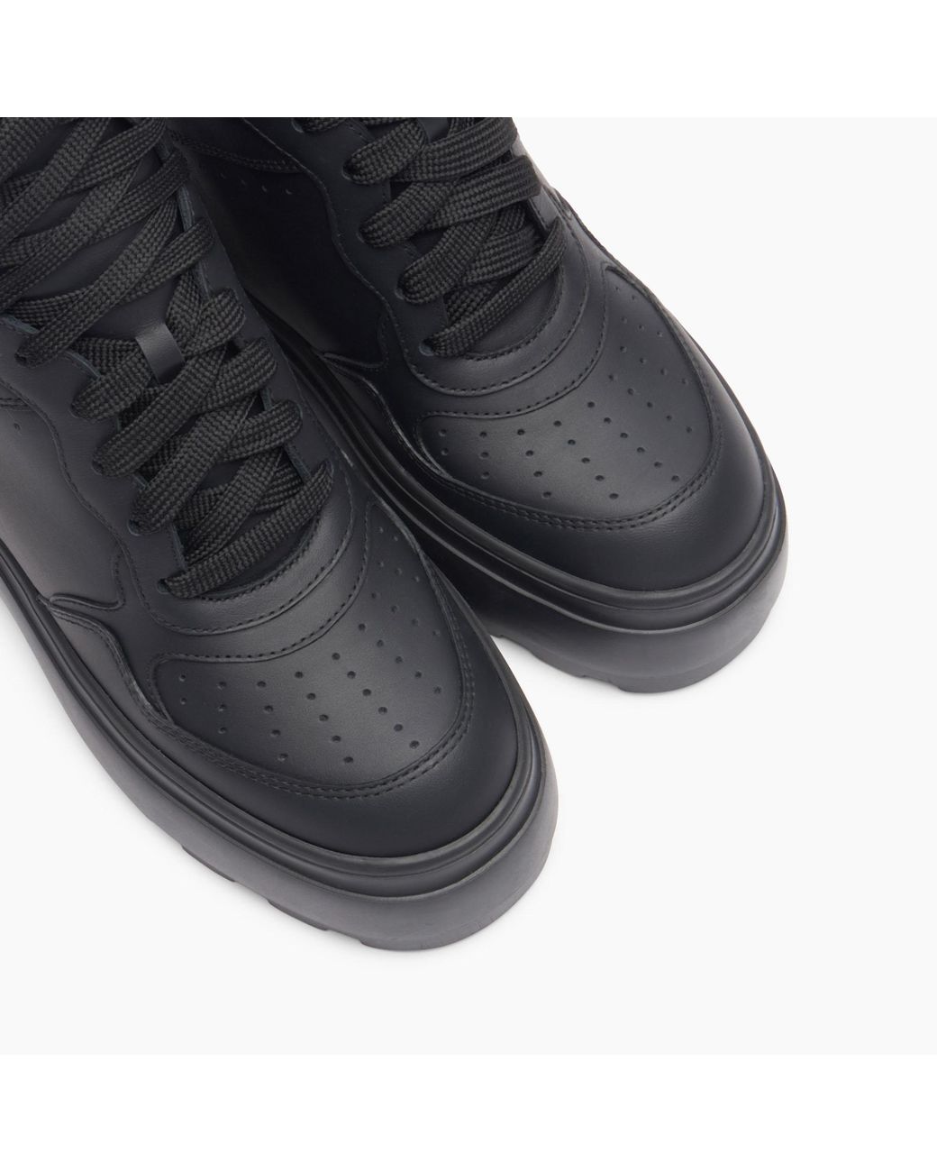Casadei Black Wedge Sneakers