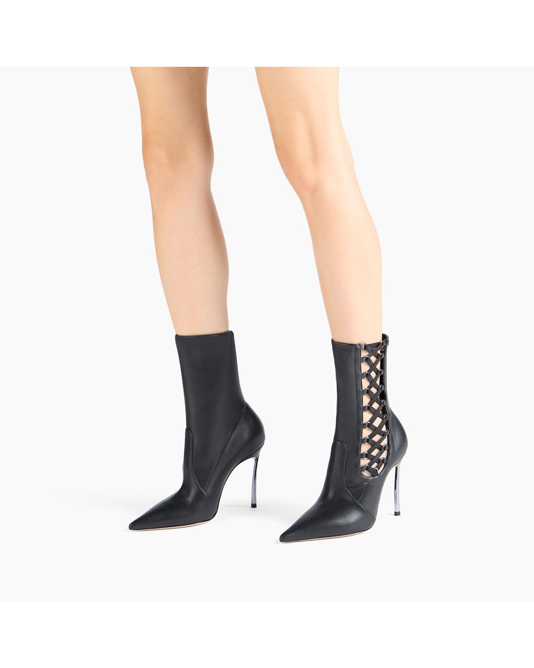 Casadei Black Superblade Tempest Ankle Boot