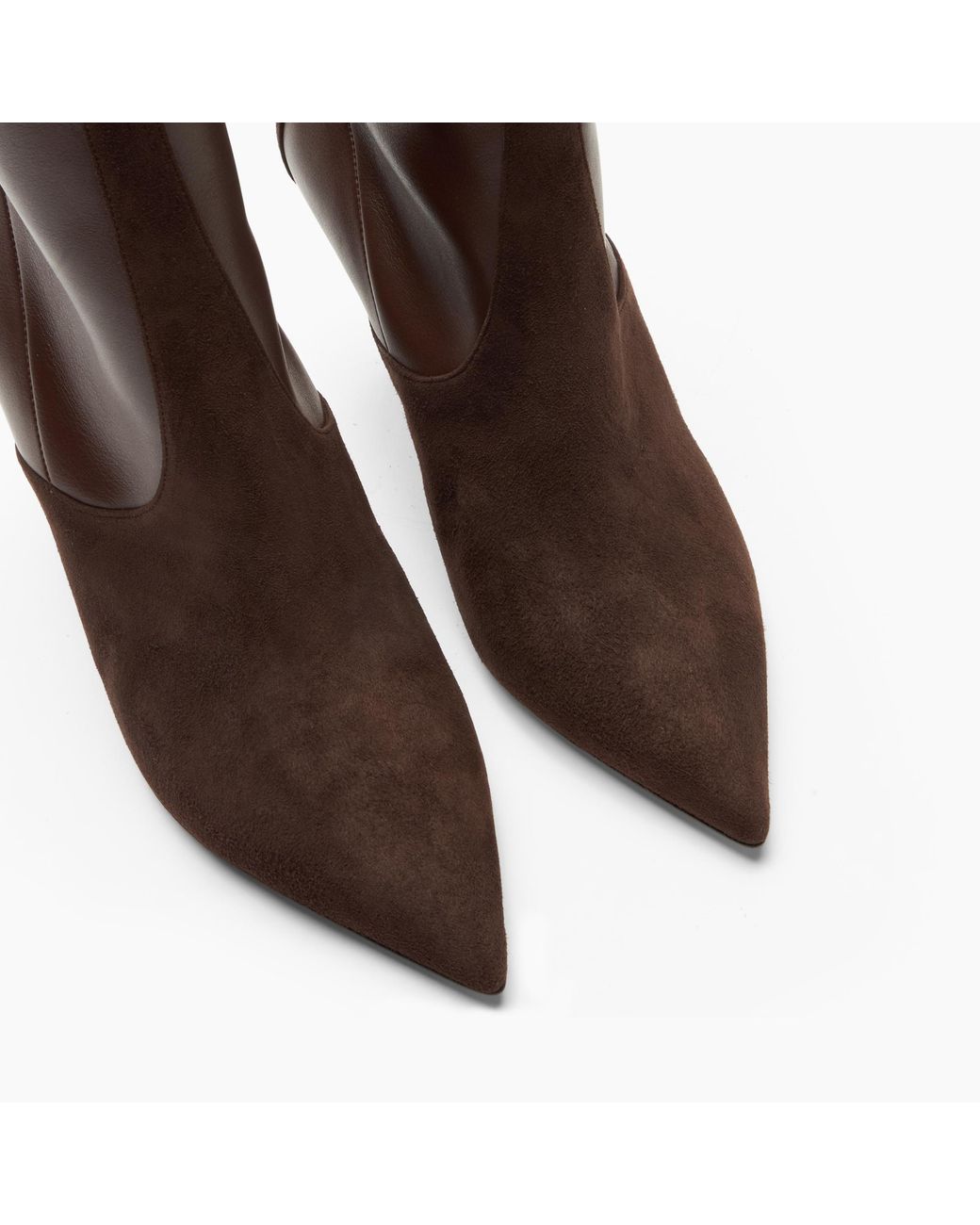 Casadei Brown Blade Sueade Debby Boot