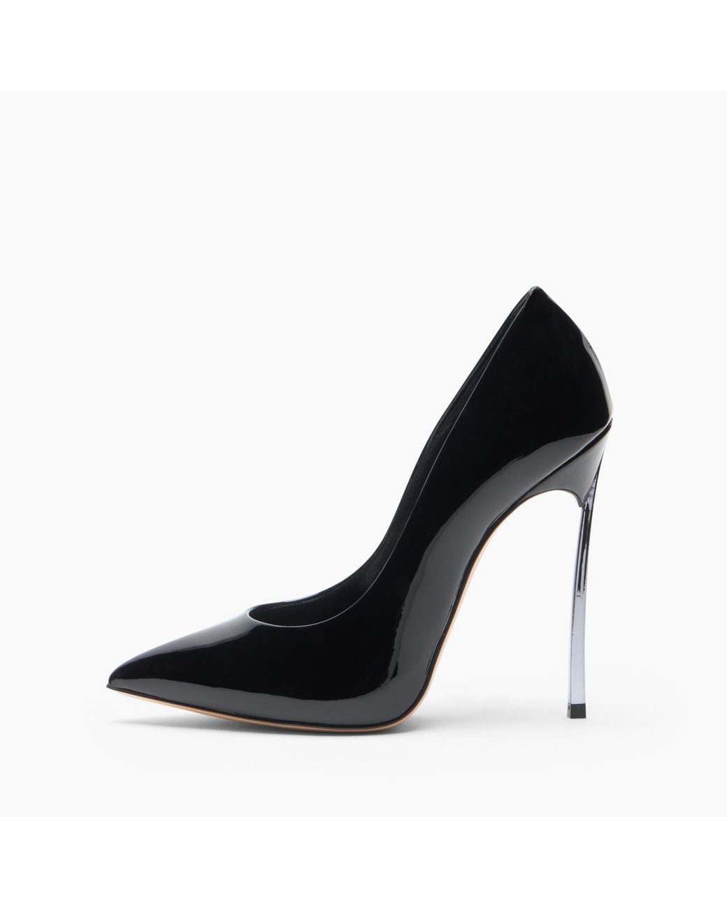 Casadei Black Blade Patent Leather