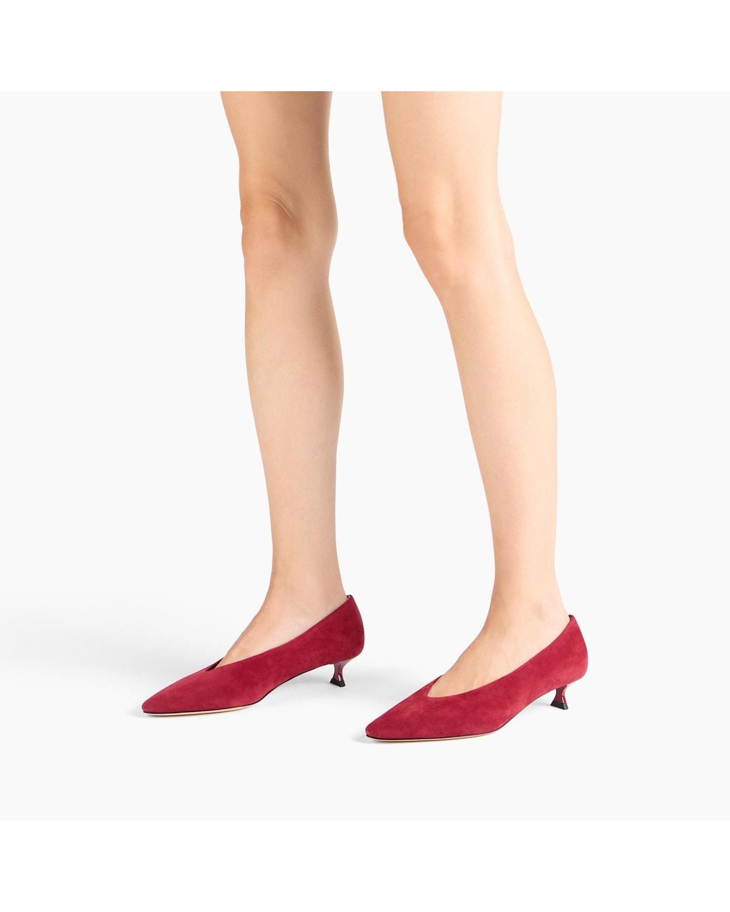 Casadei Red Giselle Pump