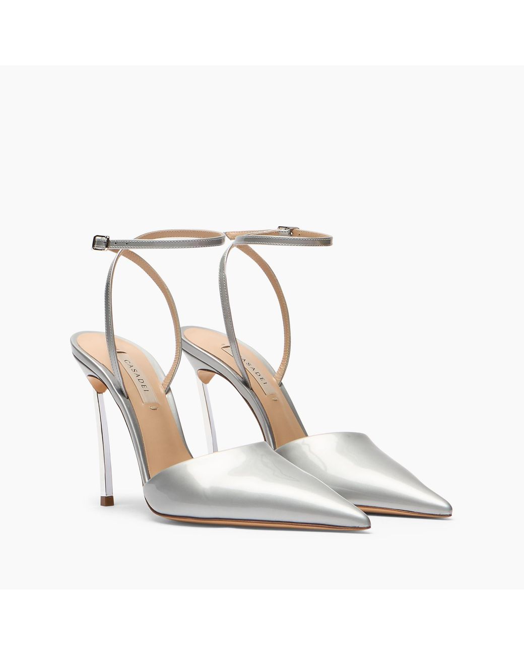 Casadei White Superblade Sharp Pump Samurai