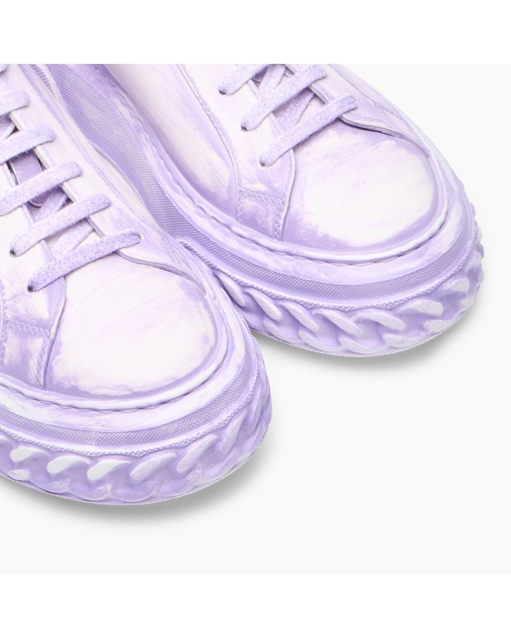 Casadei Purple Off Road Painting Sneaker