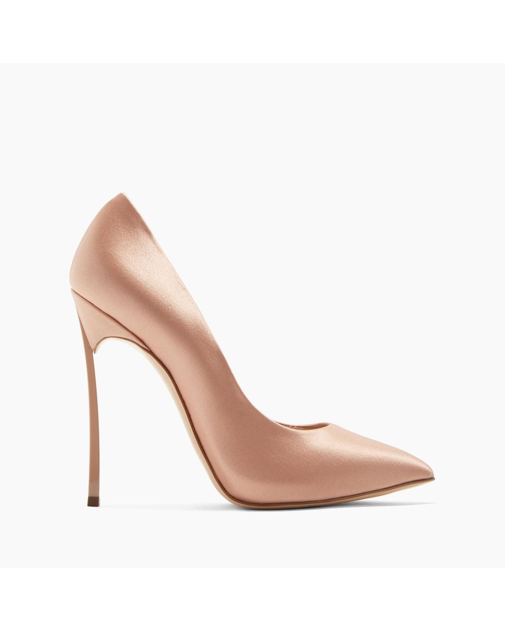 Casadei Pink Blade Twenties Satin