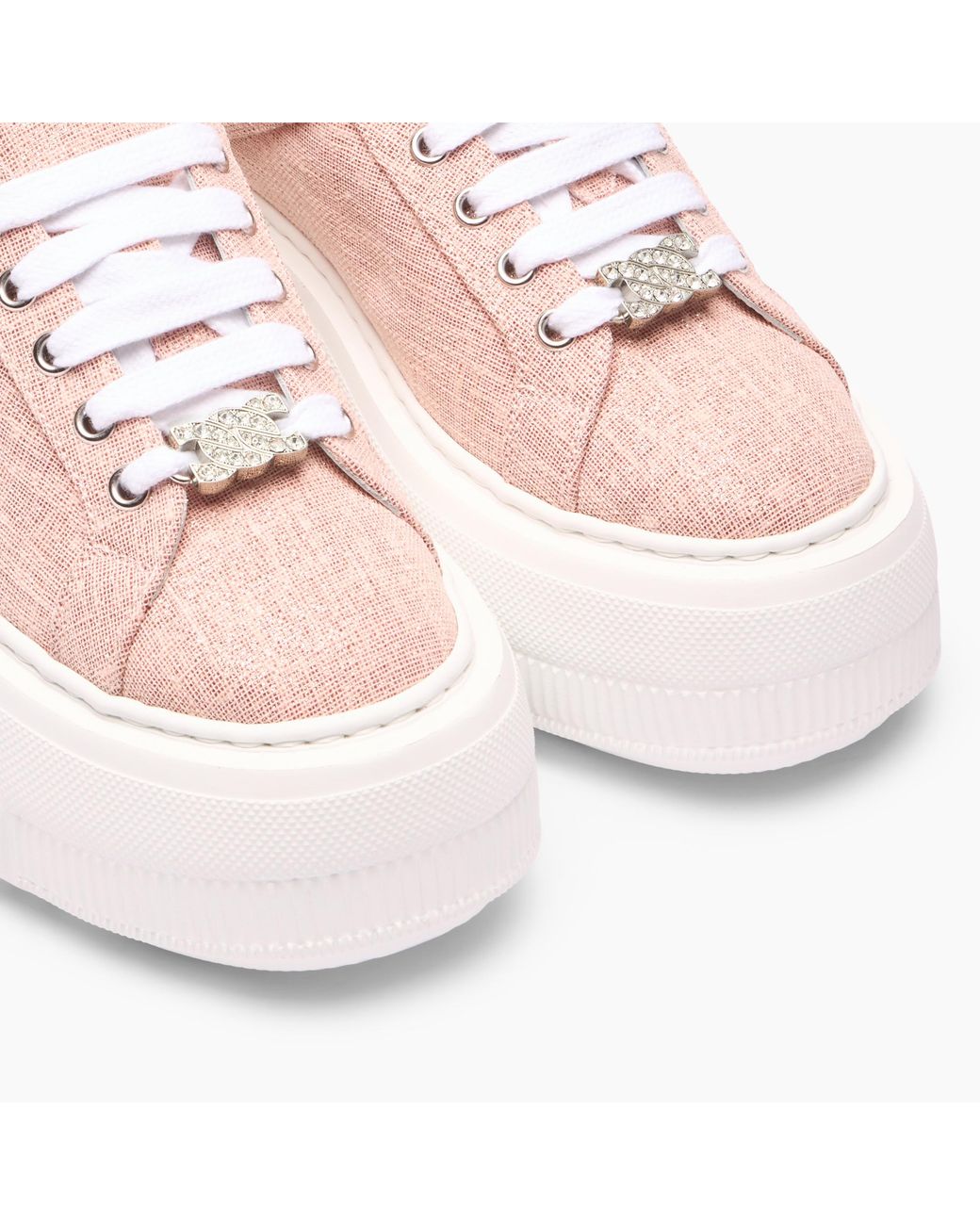Casadei Pink Sneakers Sabot Cassiopea