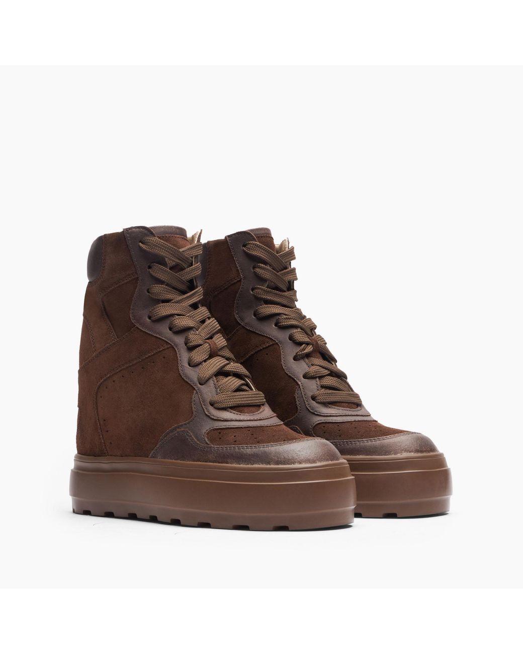 Casadei Brown High Top Sneaker