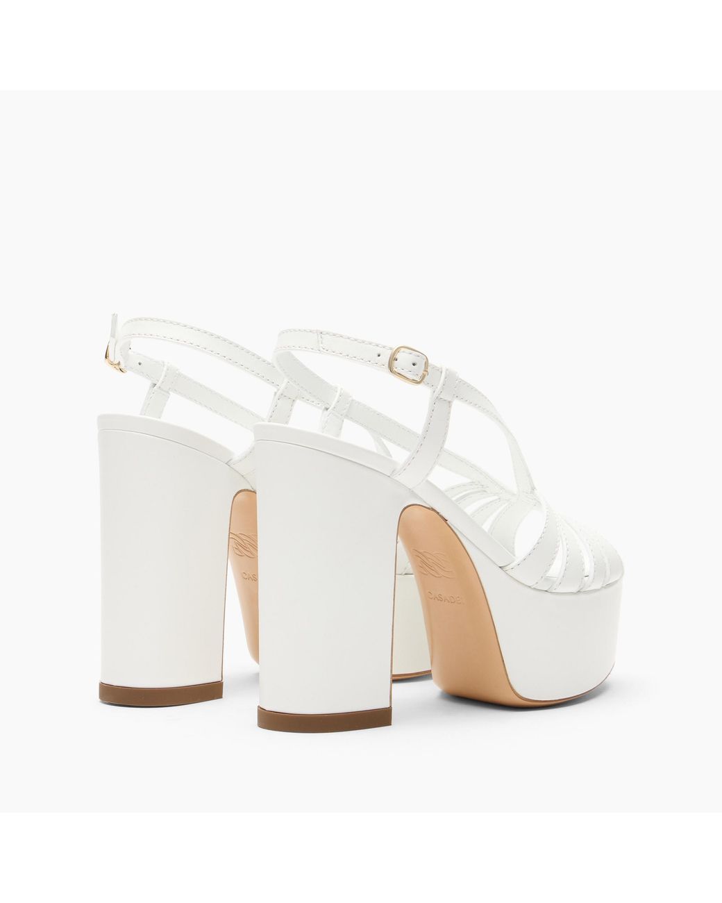 Casadei White Elsa Platform