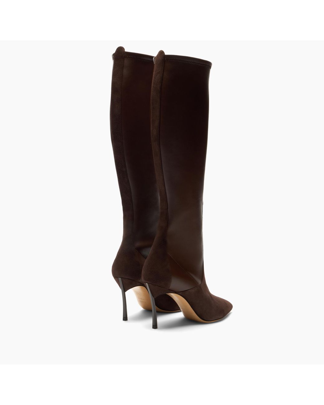 Casadei Brown Blade Sueade Debby Boot