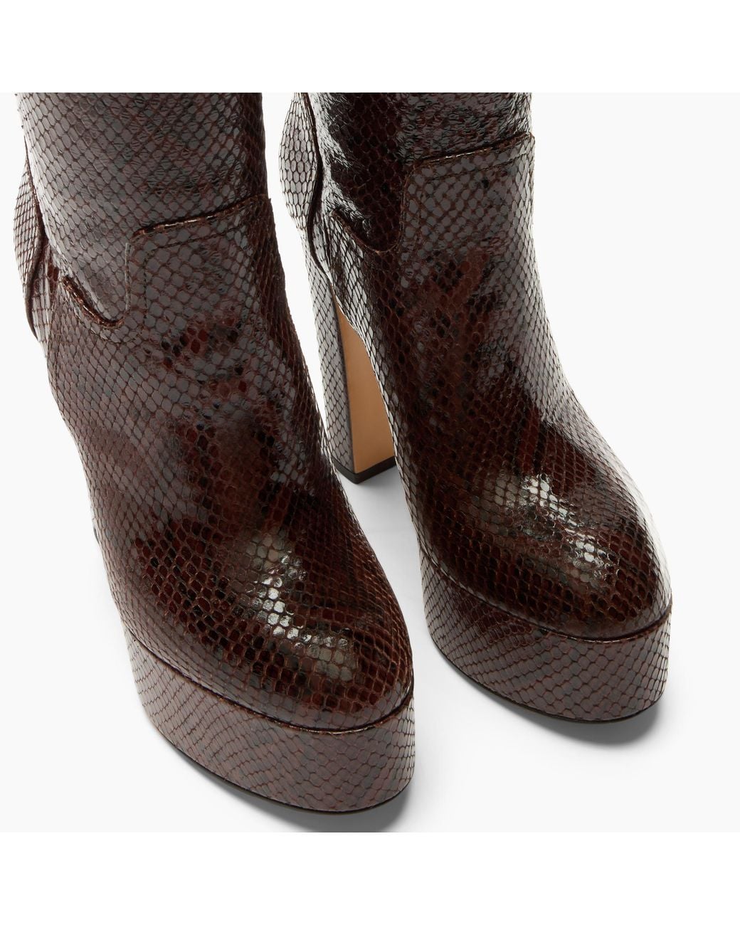 Casadei Brown Patty Basilisco Boot