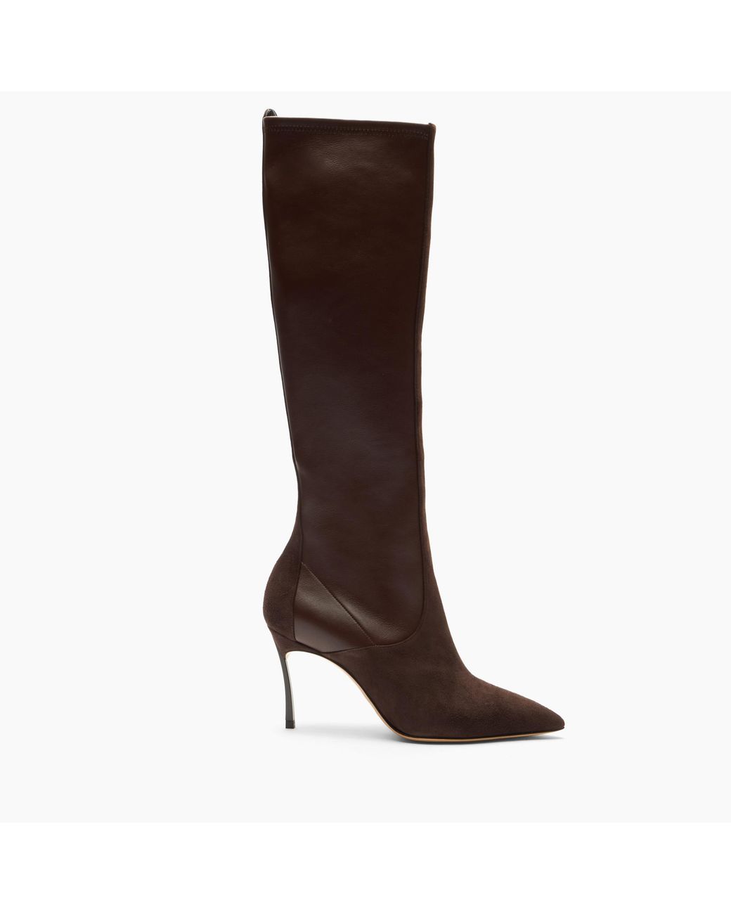 Casadei Brown Blade Sueade Debby Boot
