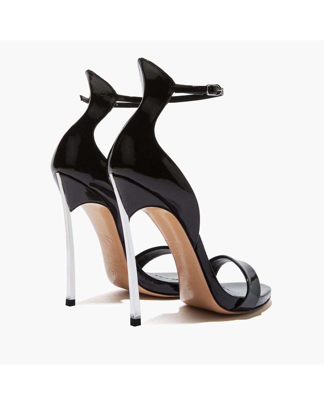 Casadei Black Cappa Blade Tiffany Sandali