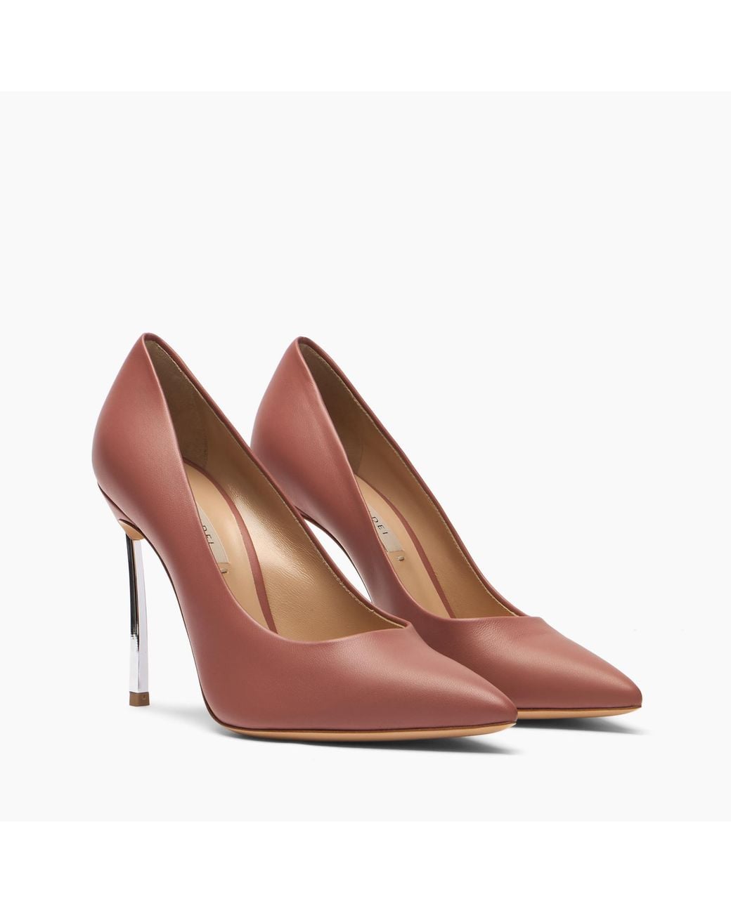 Casadei Pink Blade Minorca Pump