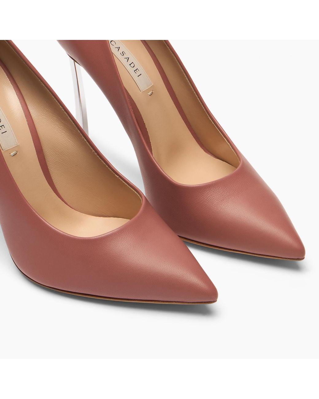 Casadei Pink Blade Minorca Pump
