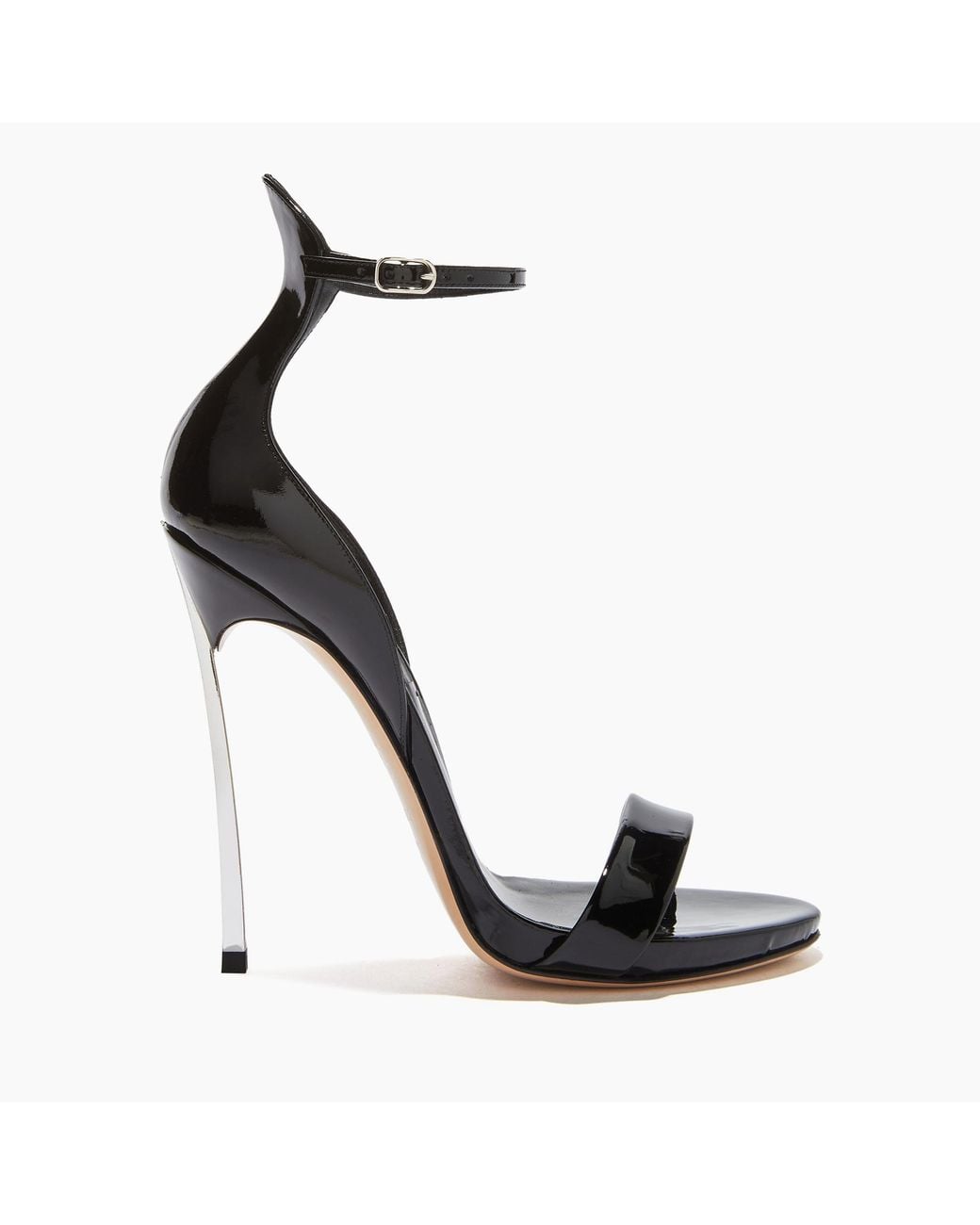 Casadei Black Cappa Blade Tiffany Sandali