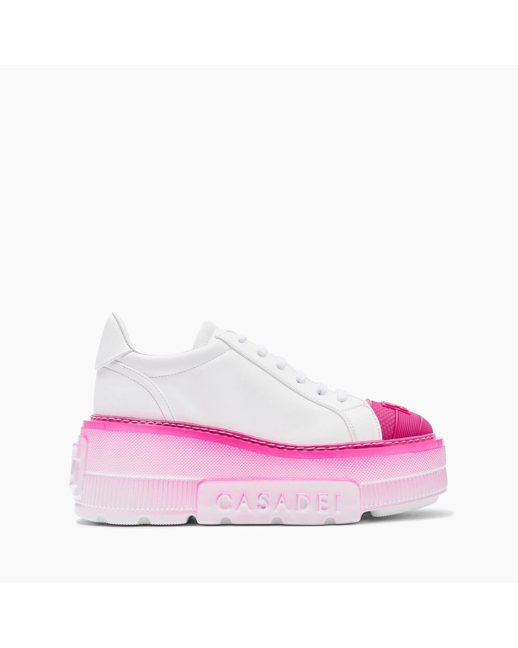 スニーカー Casadei Sneakers & Slip-On Pink Casadei Nexus Toe Cap Sneakers in Pink | Lyst