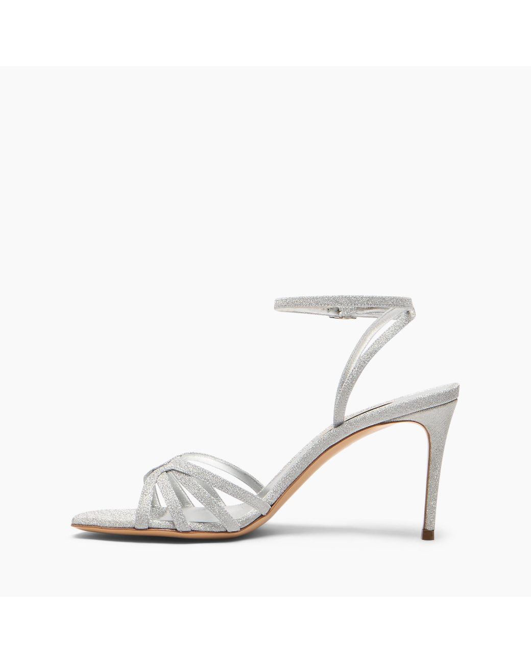 Casadei White Julia Solar Eclipse Sandal