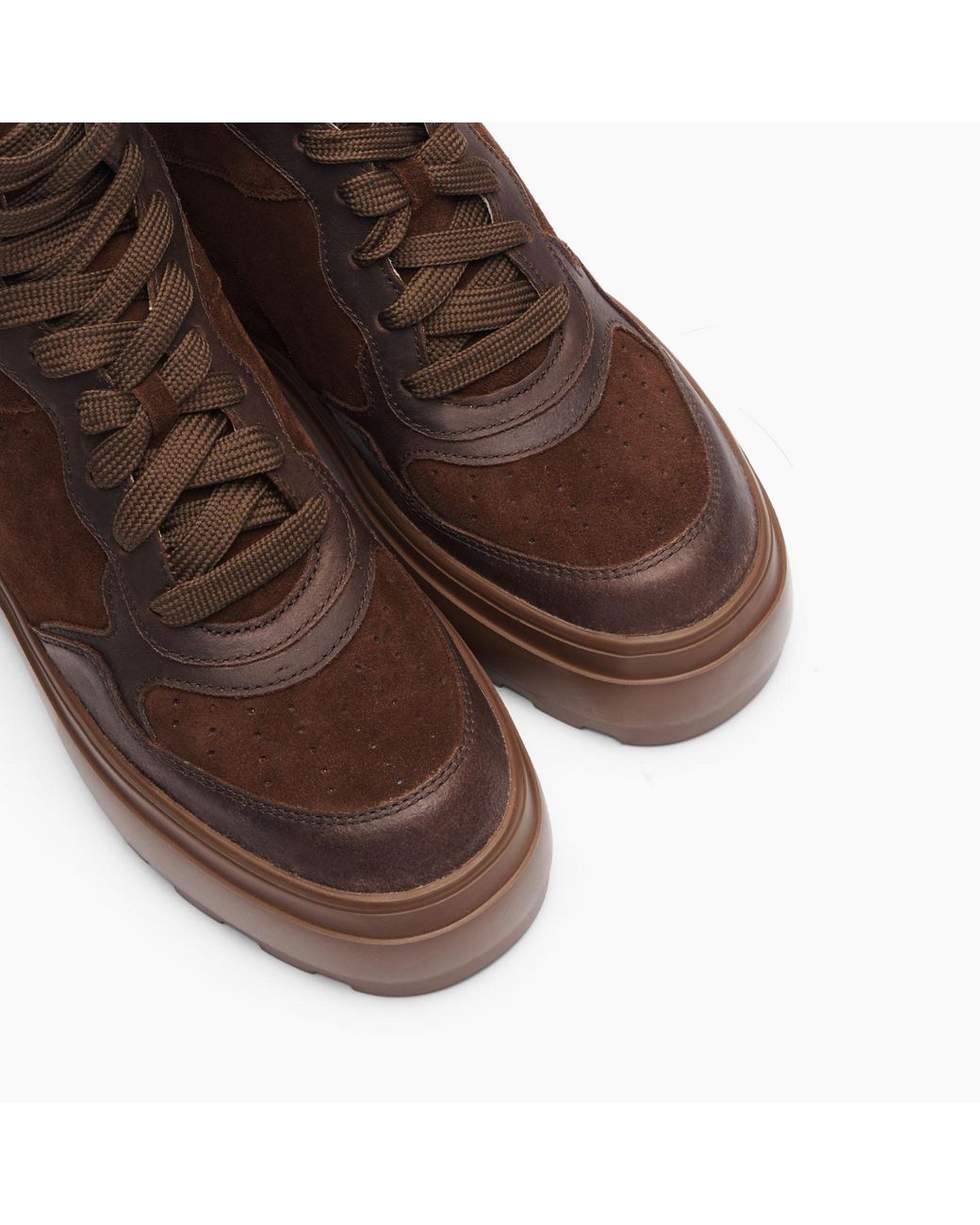Casadei Brown High Top Sneaker
