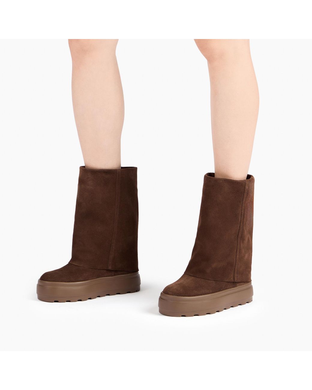 Casadei Brown Double Face Ankle Boot