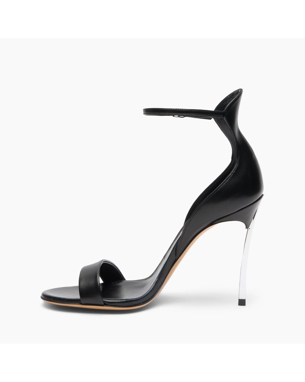 Casadei Black Cappa Blade Minorca Sandal